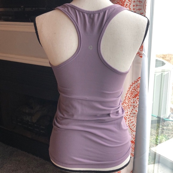 90 degree purple fitted workout tank - Picture 6 of 6